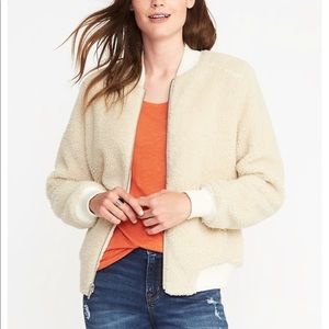 Old Navy Sherpa Bomber Jacket-(fits any size)